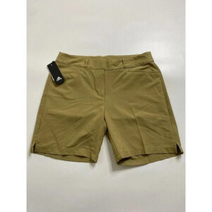 adidas Women's Ultimate 7 Inch Competition Golf Shorts FT9437 Tan/Beige 10